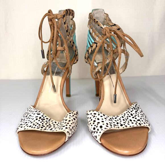 NWT‎ DOLCE VITA Hexen Stiletto Heels Women's 9 suede leather animal print summer - Picture 5 of 11